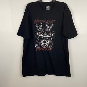 5️⃣/🔟 Oaf Nation Moons Out Black T-Shirt - 2X